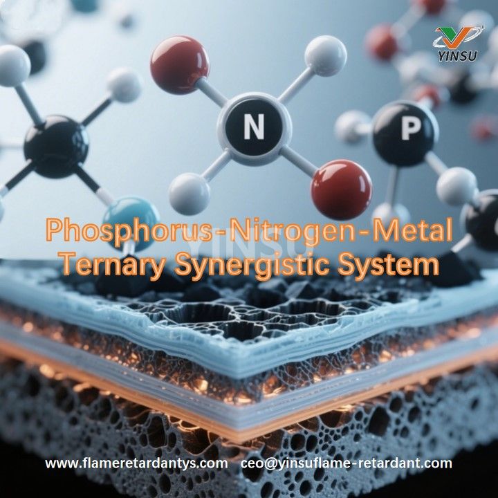 Phosphorus-Nitrogen-Metal Ternary Synergistic System Système synergique ternaire phosphore-azote-métal