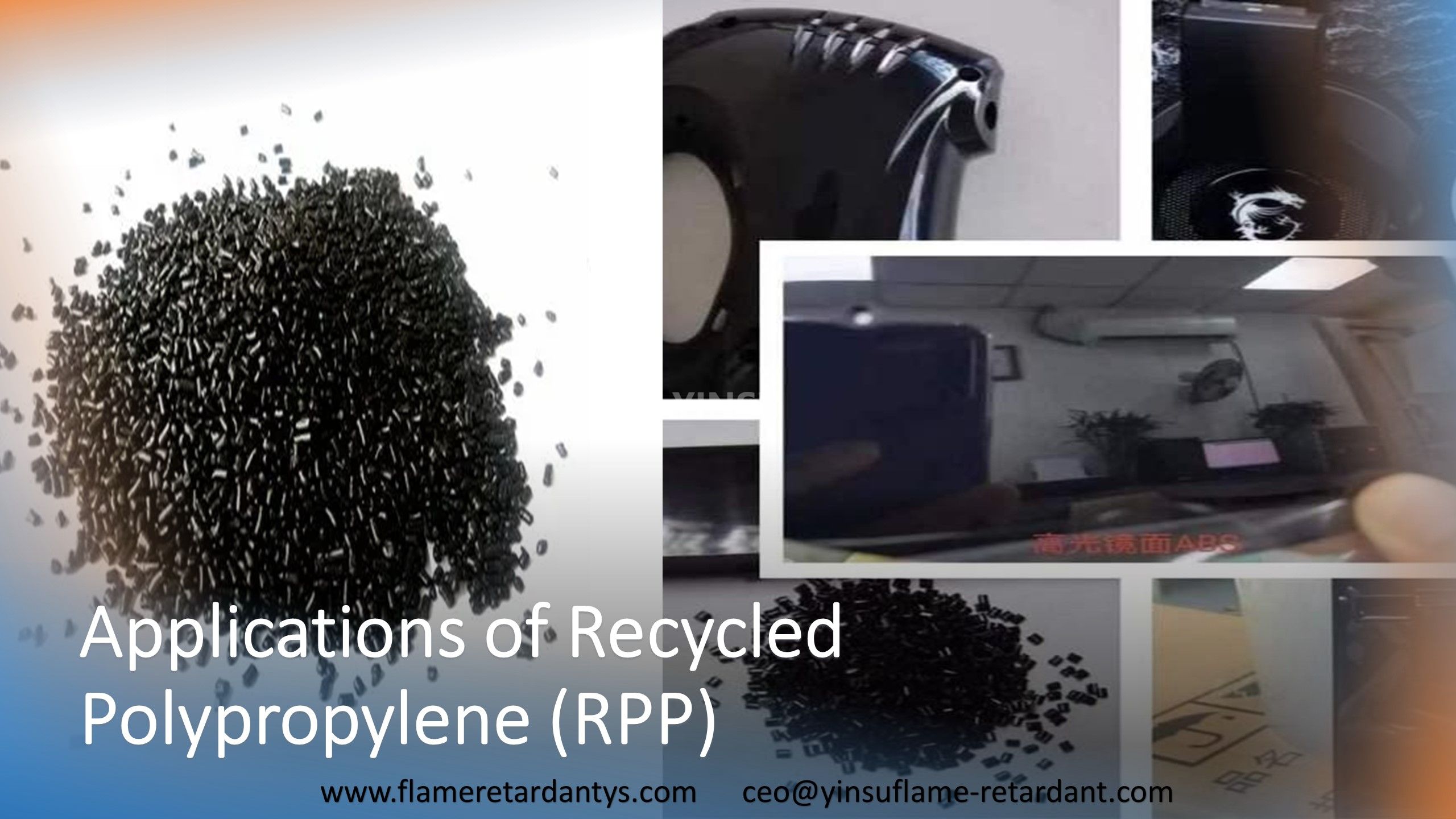 Applications du polypropylène recyclé (RPP)