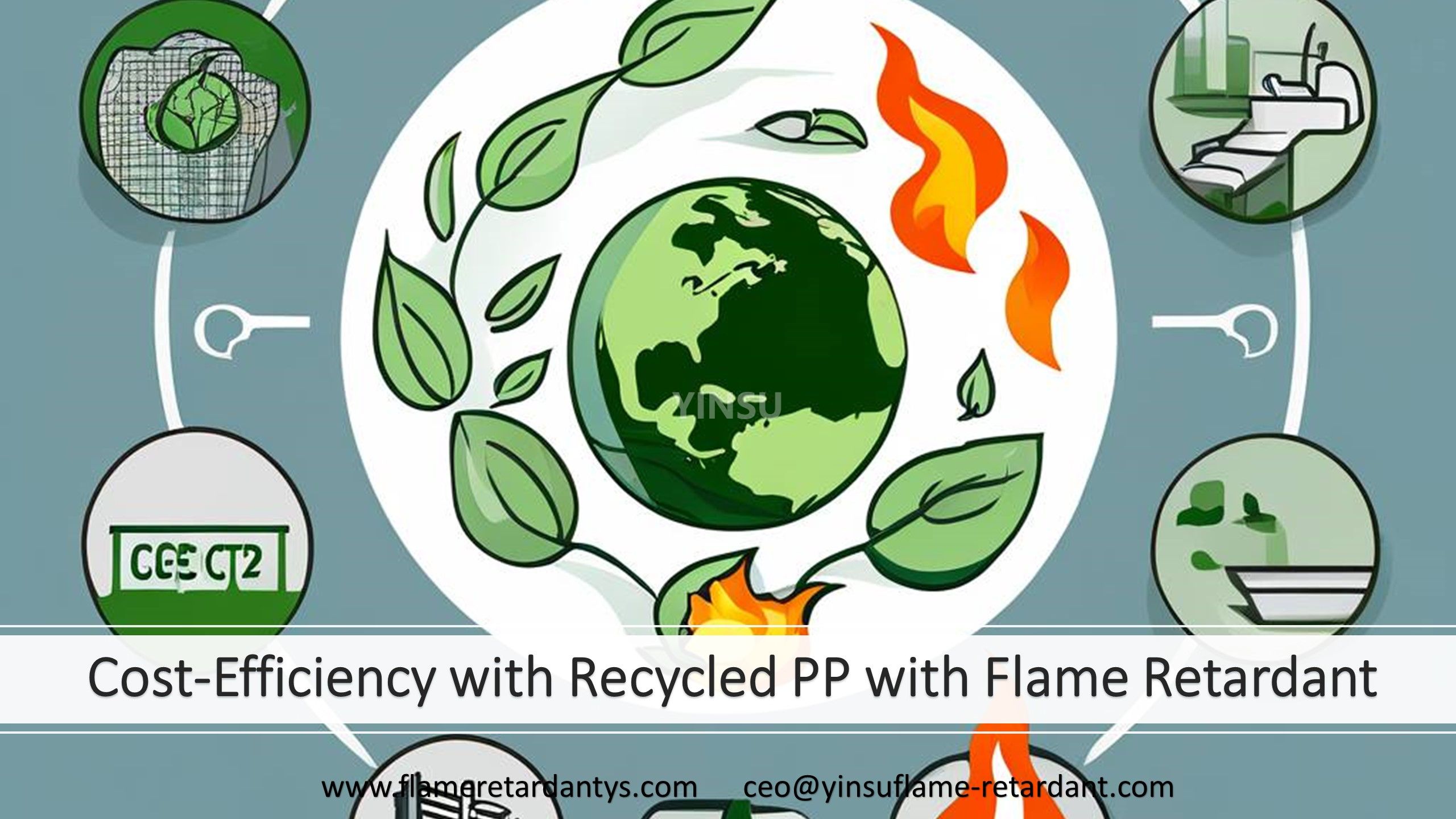 Rentabilité avec le PP recyclé avec retardateur de flamme