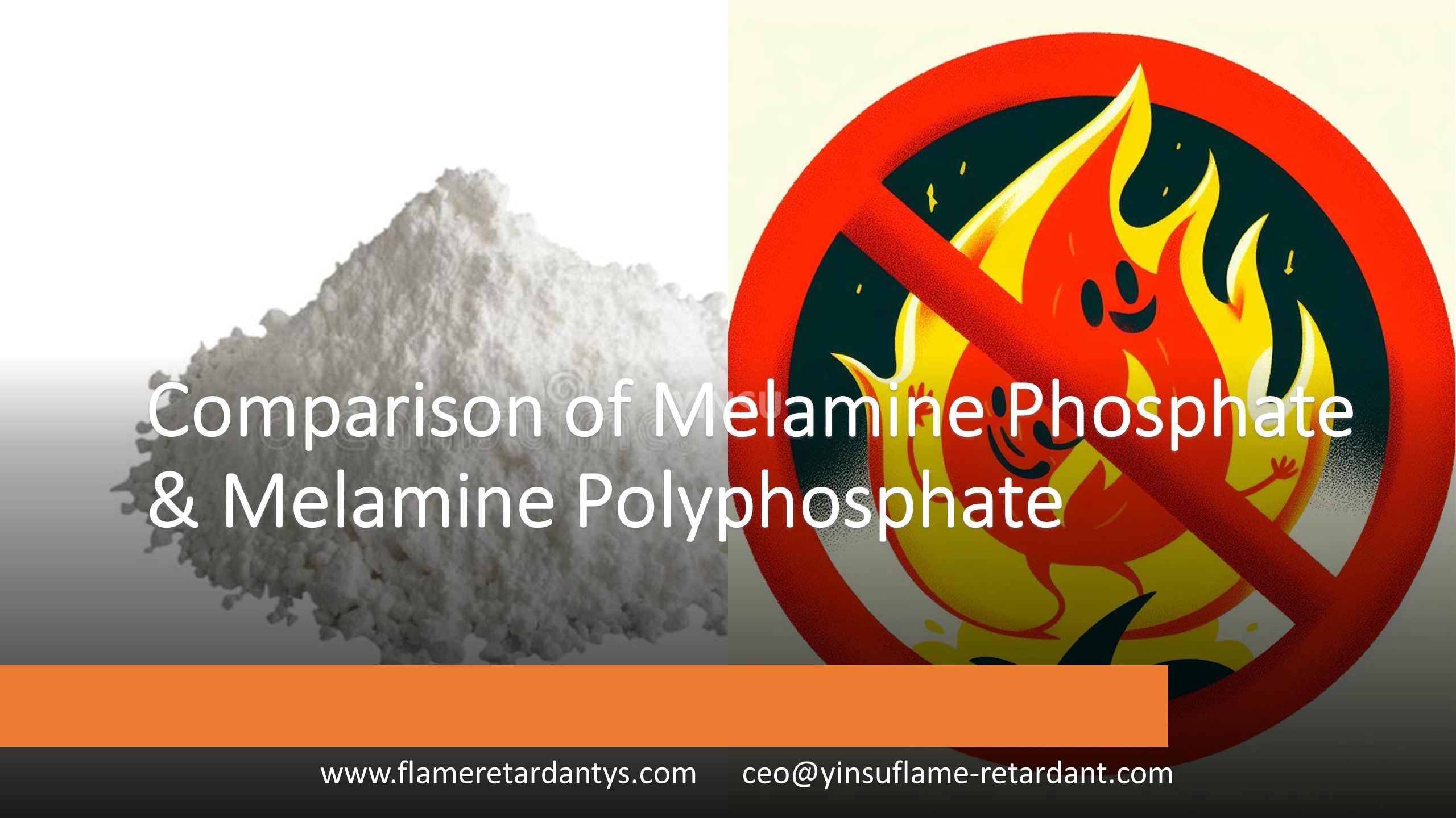 Comparaison du phosphate de mélamine et du polyphosphate de mélamine - Partie I