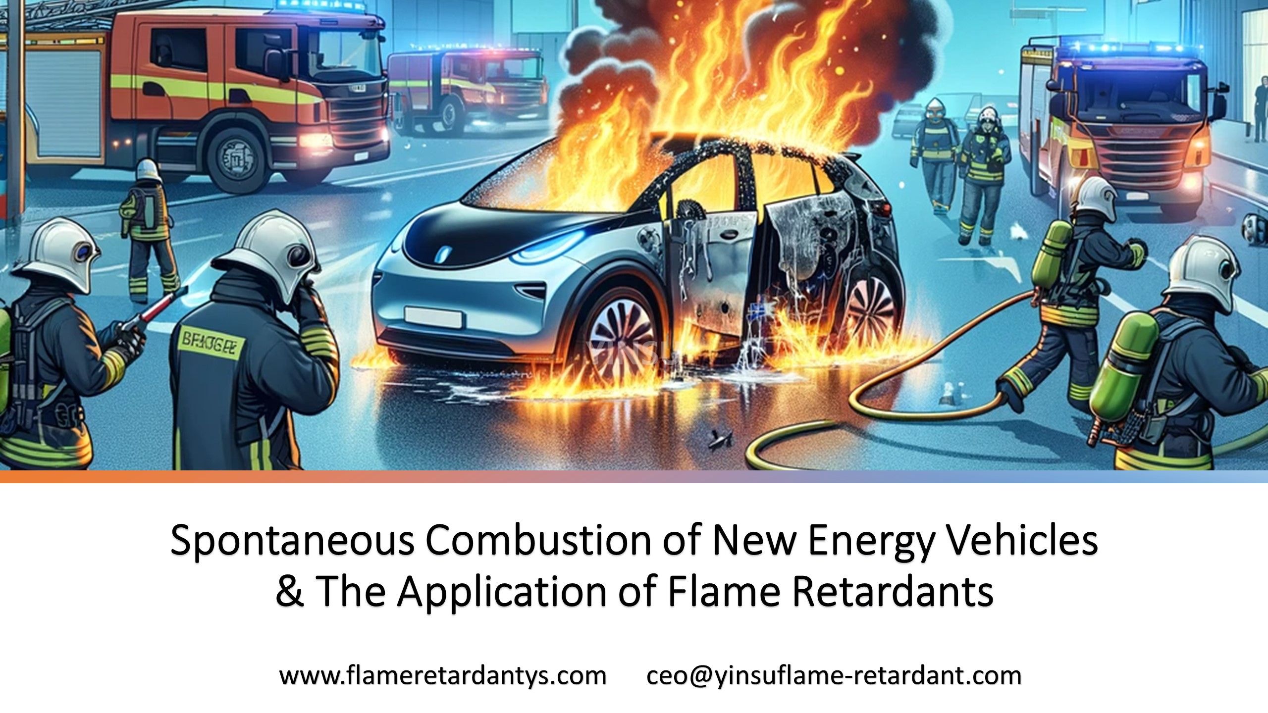 Combustion spontanée de véhicules à énergies nouvelles et application de retardateurs de flammes