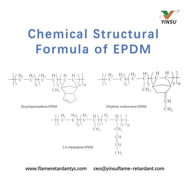 Formule d&eacute;velopp&eacute;e chimique de l'EPDM