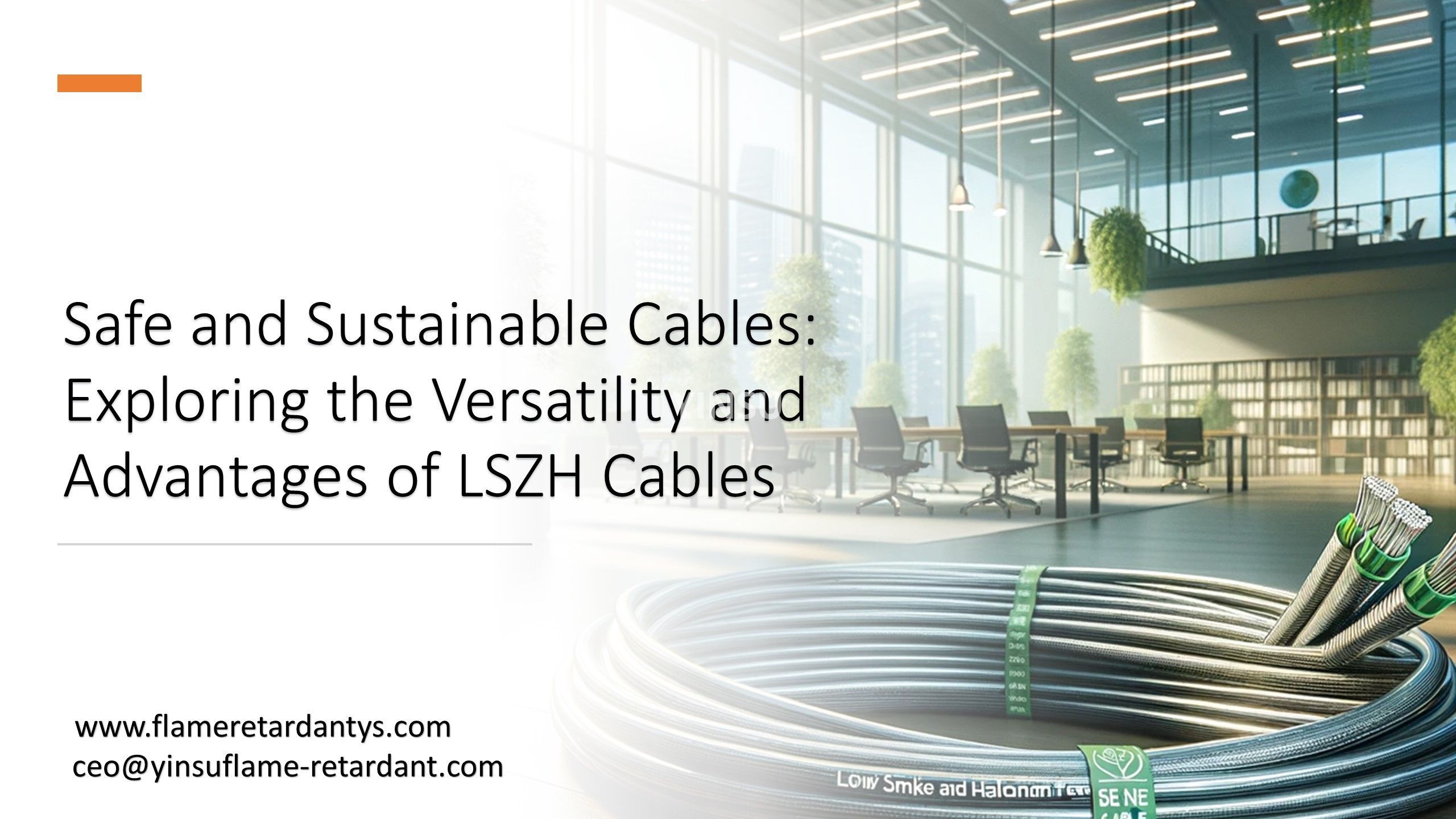 3.1 Câbles sûrs et durables Explorer la polyvalence et les avantages des câbles LSZH