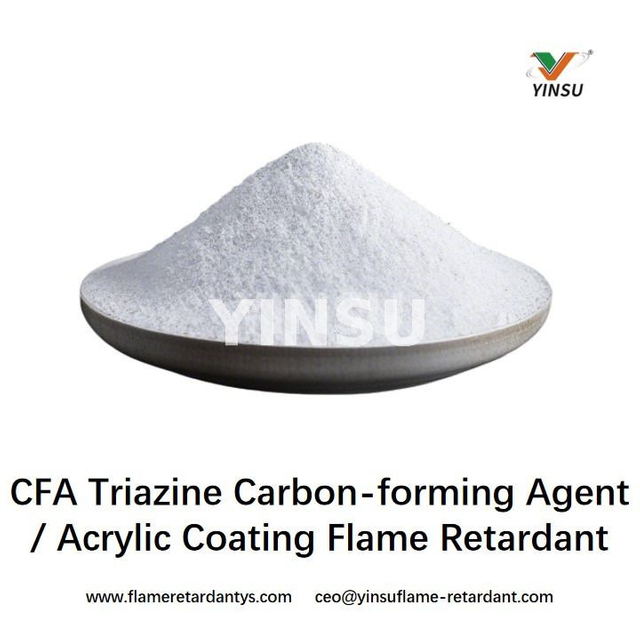 Triazine Agent de formation de carbone / revêtement en acrylique issue de flamme - CFA