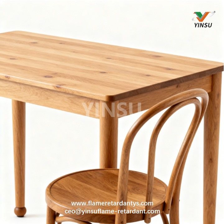 Tables et chaises en bois
