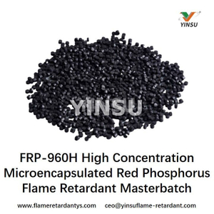 Mélange maître ignifuge de phosphore rouge microencapsulé à haute concentration FRP-960H