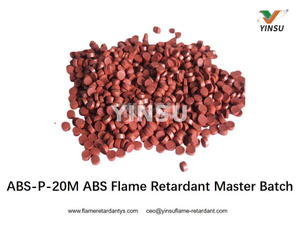 Pyrostop ABS-P-20M: Lot maître ignifuge de phosphore rouge à haute performance pour ABS