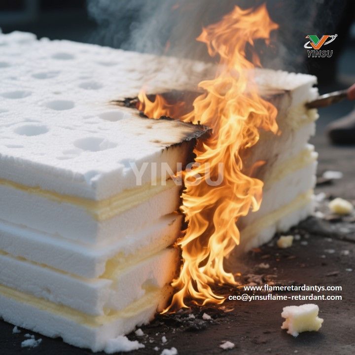 Performances de s&eacute;curit&eacute; incendie d'une mousse de polyur&eacute;thane rigide ignifuge &agrave; base de silice typique