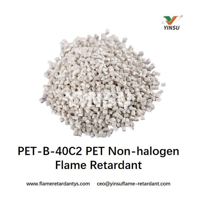 PET Lot maître blanc de la flamme non halogène ignifuge PET - B-40C2