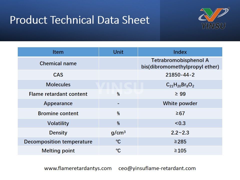 Fiche technique du produit