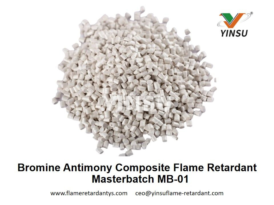 Mélange-maître ignifuge composite brome-antimoine MB-01