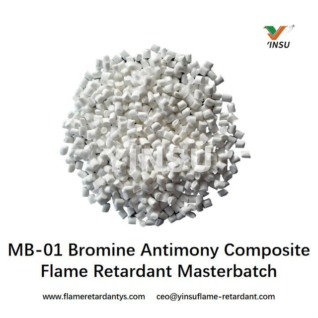 Mélange maître ignifuge composite brome-antimoine MB-01