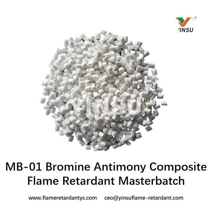 Mélange maître ignifuge composite brome-antimoine MB-01