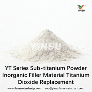 Remplacement inorganique de dioxyde de titane de matériau de remplissage de poudre de sous-titane de série de YT