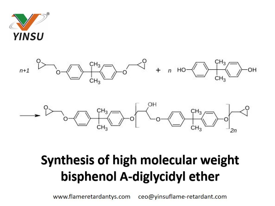 Synthèse d'éther diglycidylique de bisphénol A de haut poids moléculaire