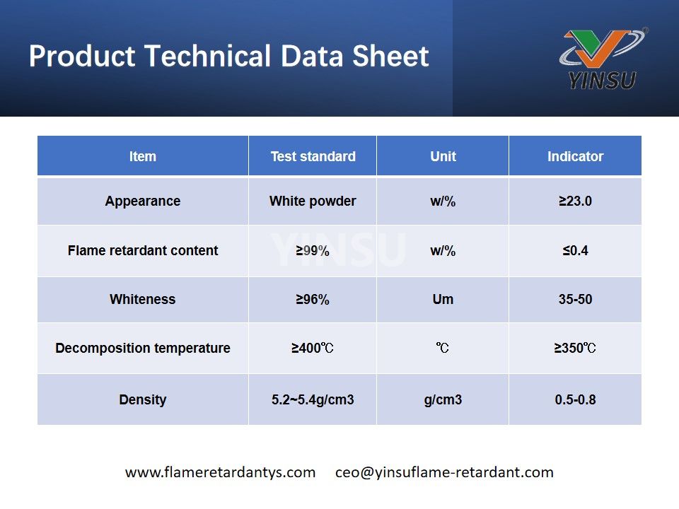 Fiche technique du produit YS-22T