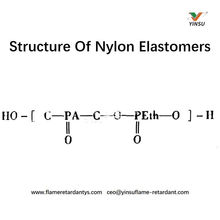 Structure des &eacute;lastom&egrave;res de nylon