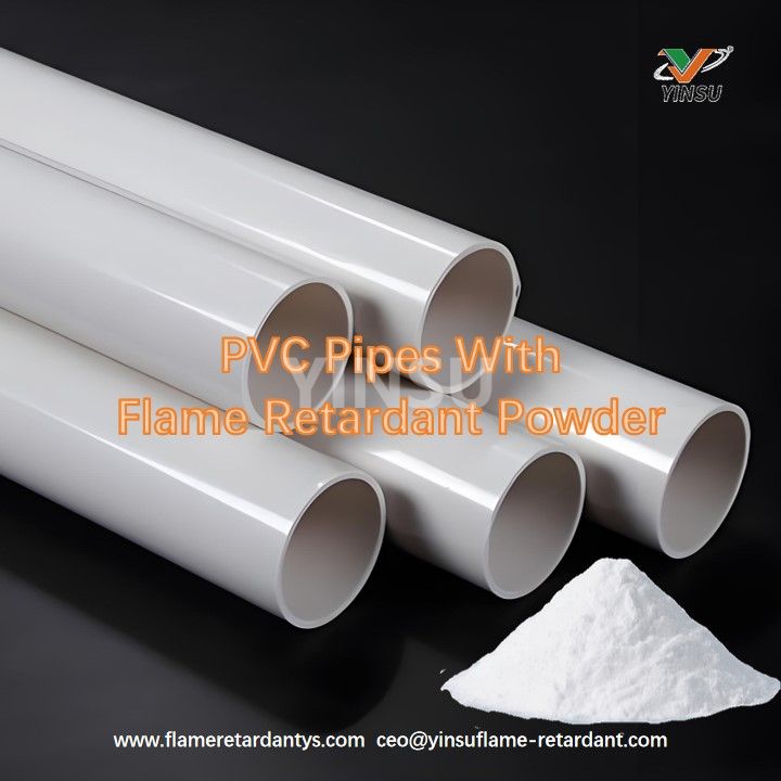 Tuyaux en PVC avec poudre ignifuge