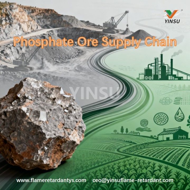 Cha&icirc;ne d'approvisionnement en minerai de phosphate