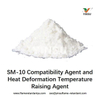 Agent de compatibilité et agent d'élevage de température de déformation de chaleur pour matériaux en alliage en plastique SM-10
