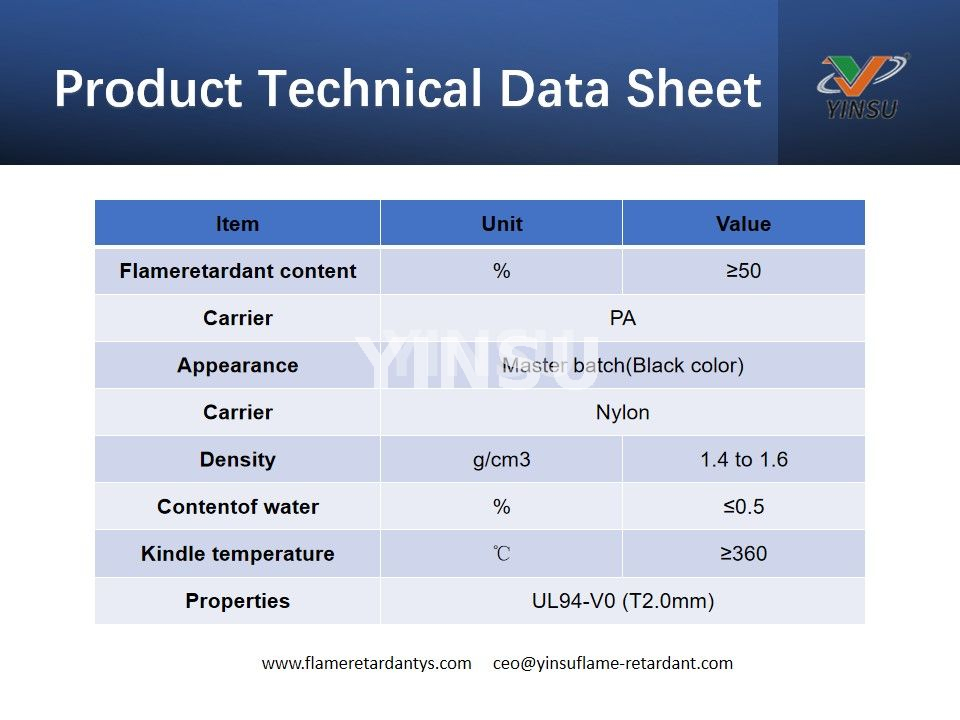 Fiche technique du produit