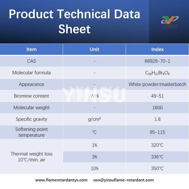 Fiche technique du produit