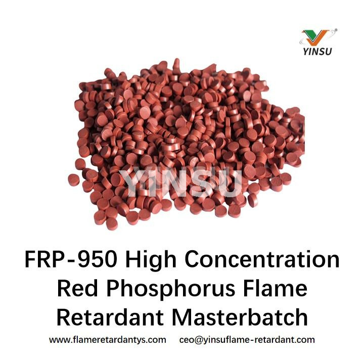 Masterbatch ignifuge FRP-950 de phosphore rouge de concentration élevée