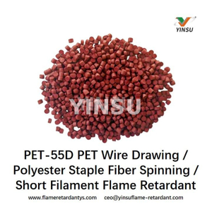 PET Drawing de fil / Polyester Fibre Fiber Spinning / Short Filament Flame Module - PET - 55D