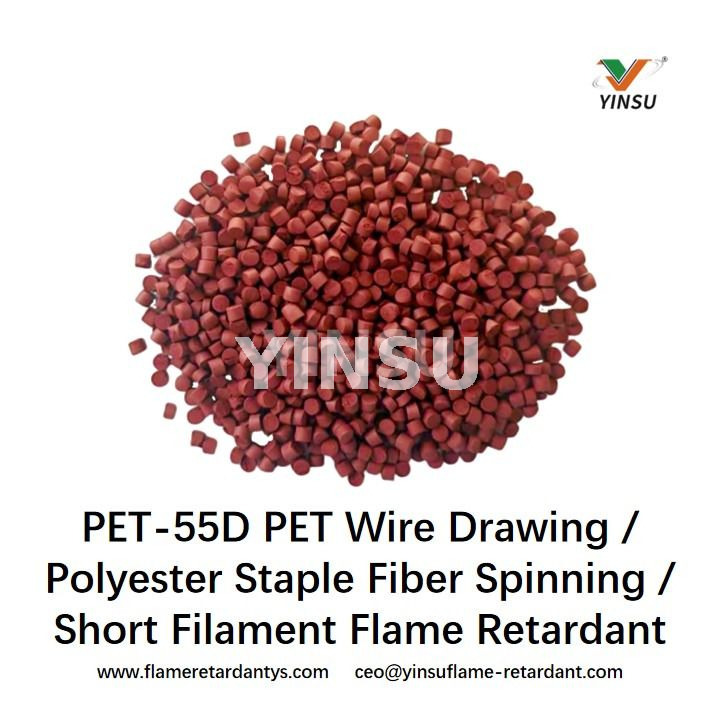 PET Drawing de fil / Polyester Fibre Fiber Spinning / Short Filament Flame Module - PET - 55D