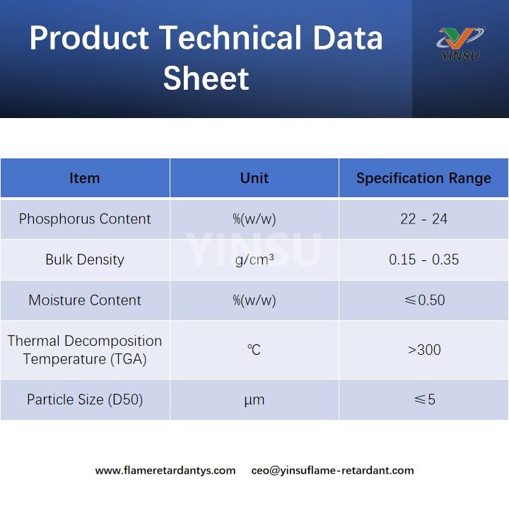 Fiche technique du produit