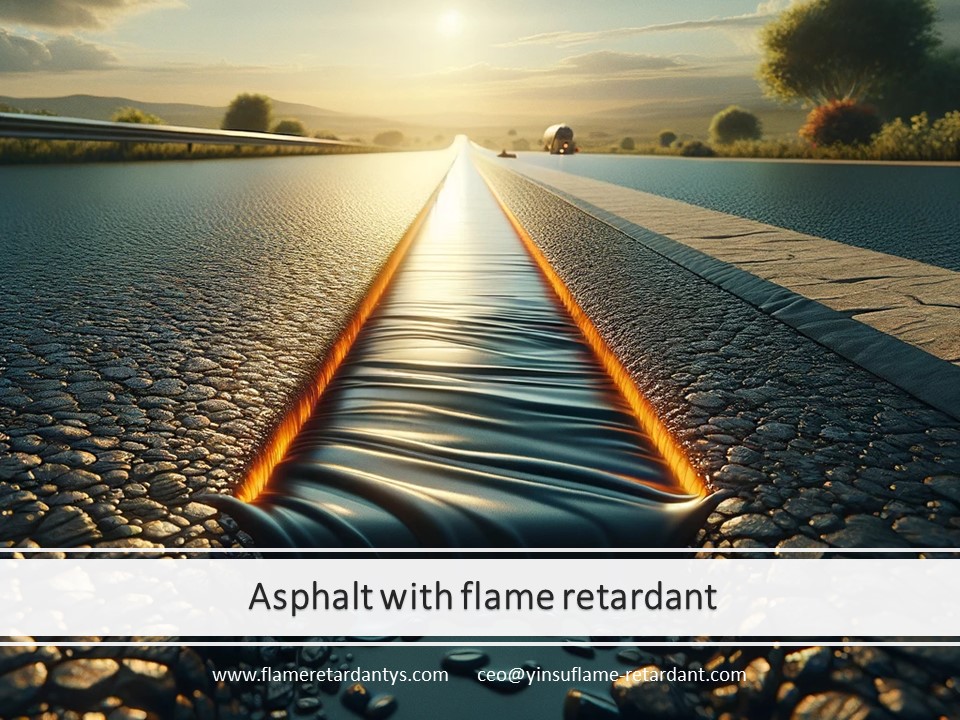 Asphalte avec retardateur de flamme