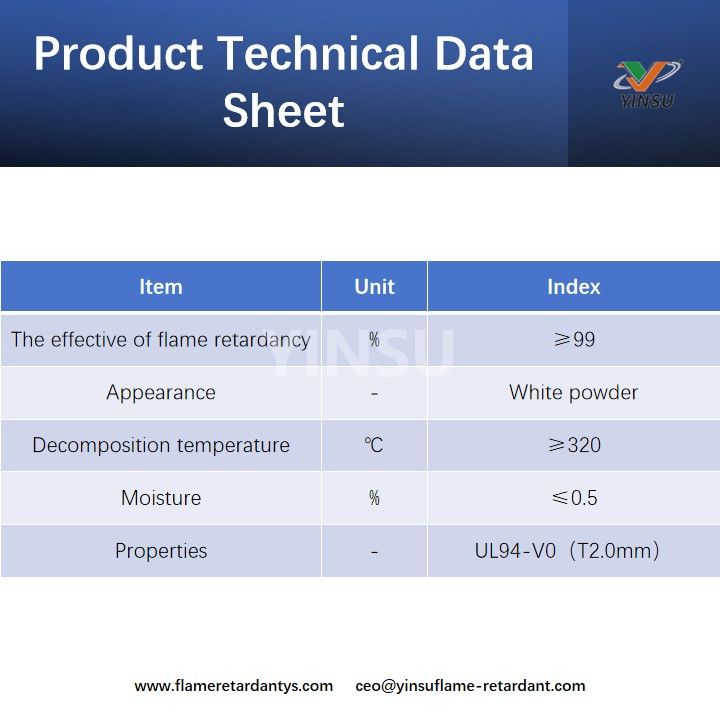 Fiche technique du produit