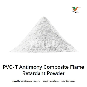 Poudre ignifuge composite d'antimoine PVC-T