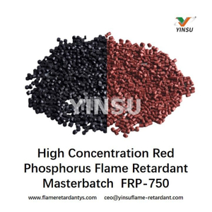 Masterbatch ignifuge FRP-750 de phosphore rouge de concentration élevée