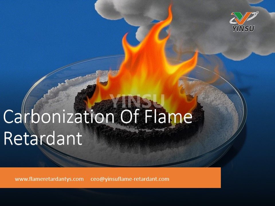 Carbonisation du retardateur de flamme