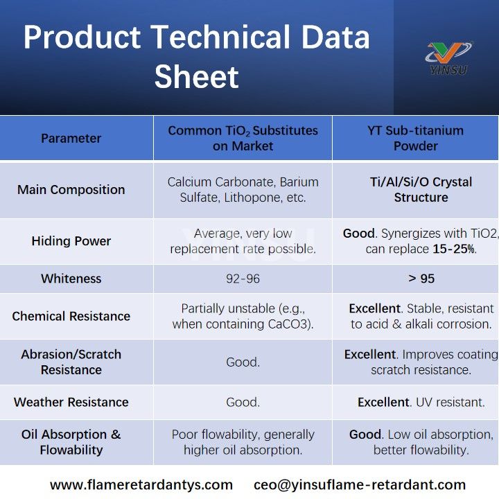 Fiche technique du produit