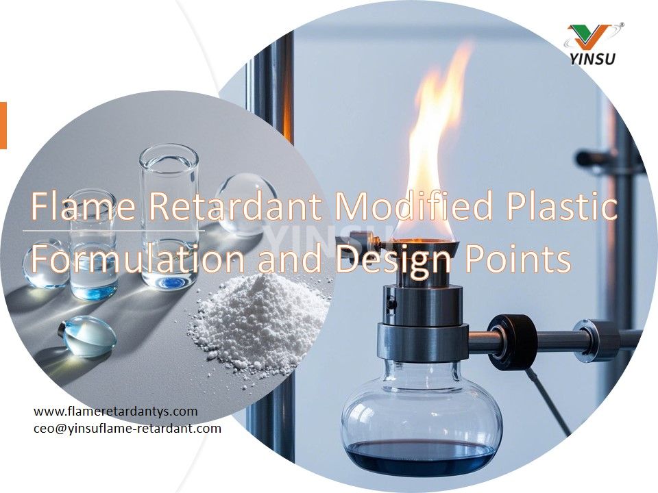 Points de formulation et de conception en plastique modifié par le retard de la flamme