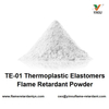Poudre ignifuge TPE TPU d'élastomères thermoplastiques TE-01 ignifuge