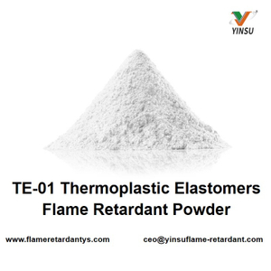 Poudre ignifuge TPE TPU d'élastomères thermoplastiques TE-01 ignifuge