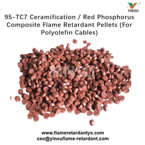 Granulés ignifuges composites de phosphore de céramification 95-TC7 (pour câbles en polyoléfine)