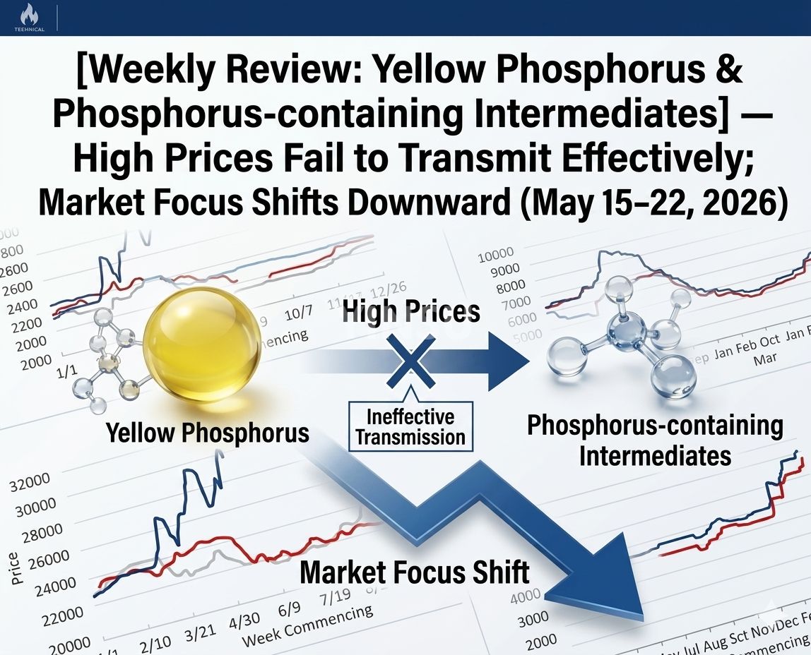 [Revue hebdomadaire du phosphore jaune et des intermédiaires contenant du phosphore] : le transport à prix élevé stagne, le centre de gravité du marché diminue (15-21 mai 2026)
