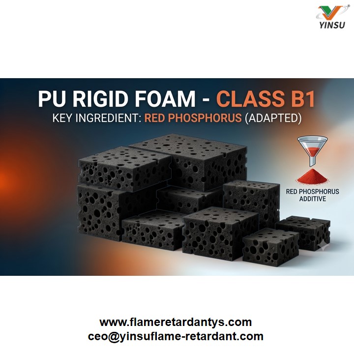 Limites et adaptation du processus du phosphore rouge dans les formulations de mousse rigide PU de classe B1