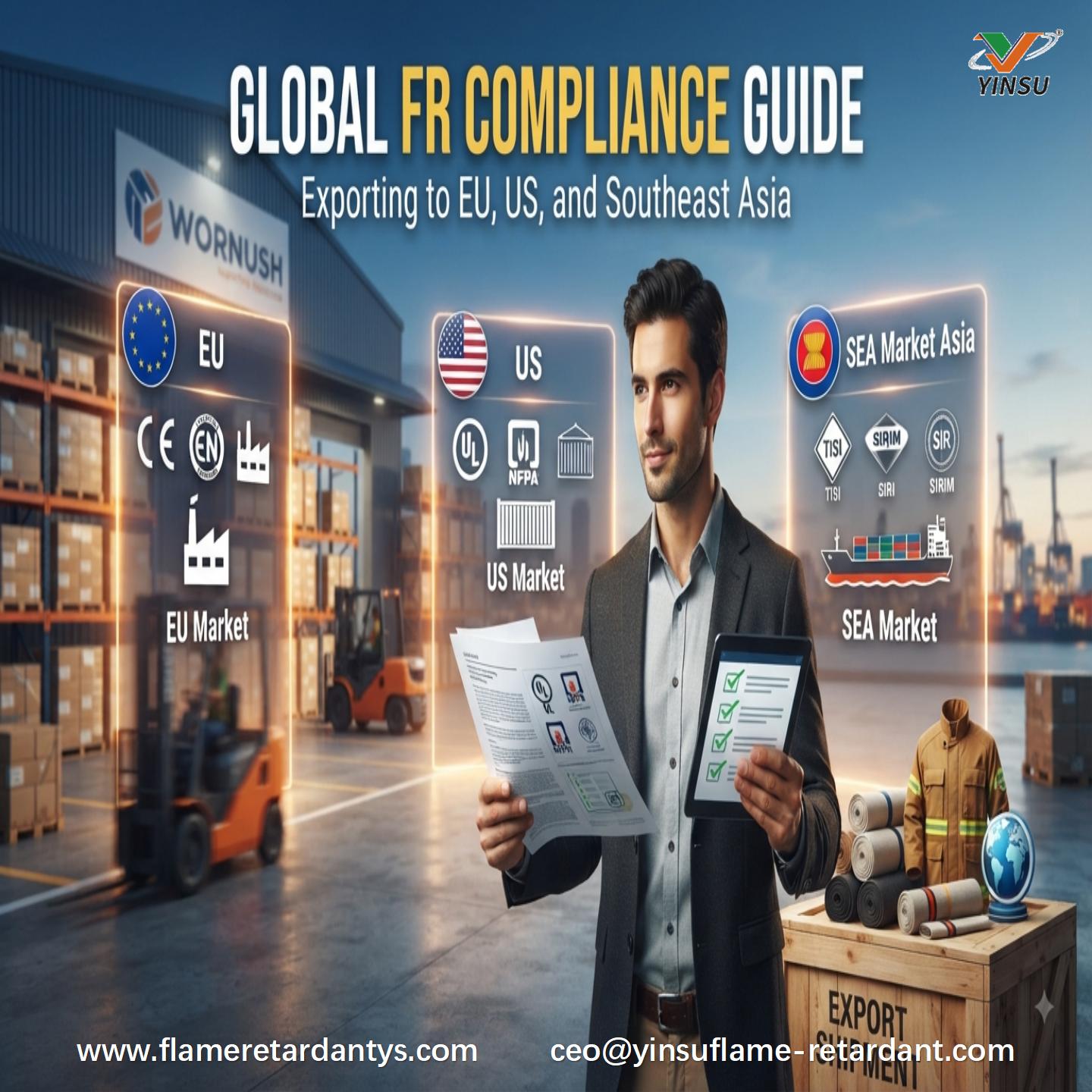 Guide mondial de conformité FR : Exporter vers l’UE, les États-Unis et l’Asie du Sud-Est